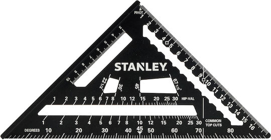 Stanley Carpenters Aluminum Angle Ruler Length 18cm