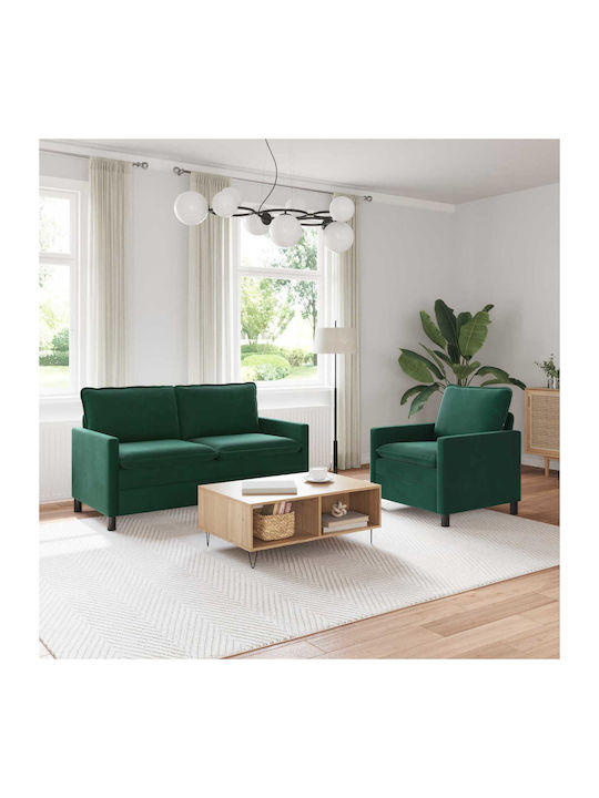 vidaXL Wohnzimmermöbel-Set 2-Sitzer & Sessel