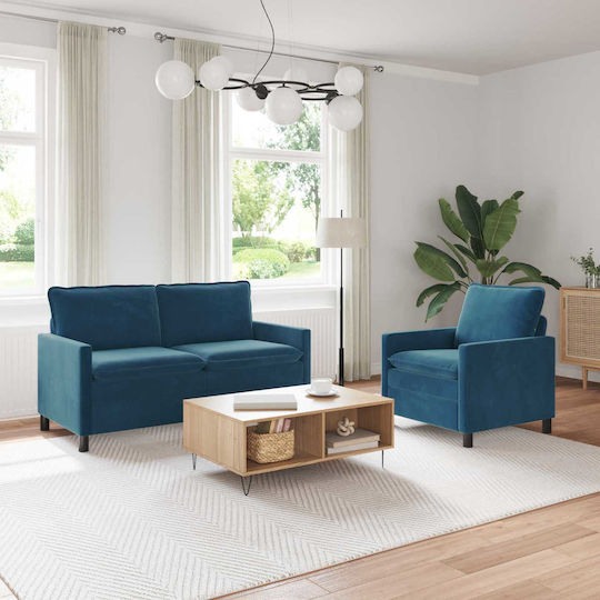 vidaXL Wohnzimmermöbel-Set 2-Sitzer & Sessel