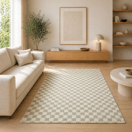 Shaggy Bonifay Covor Rectangular Crem/Mint 200x250cm