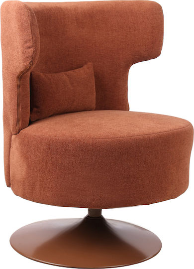 Armchair Canvas 72x68x86cm Orange Armchair Canvas 72x68x86cm Orange