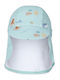 Little Dutch Little Dutch Kids' Hat Fabric Sunscreen Ocean Green