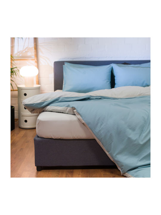 Naf Naf Naf Naf Bettbezüge Baumwolle 165x245cm Einzel mit Kissenbezug Hue Arona Grau Violett