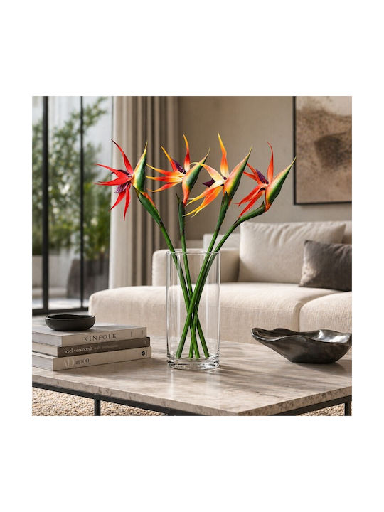 Sucursala Decorativă Artificială Pasărea Paradisului 80cm Set 4 Bucăți Forhome Home