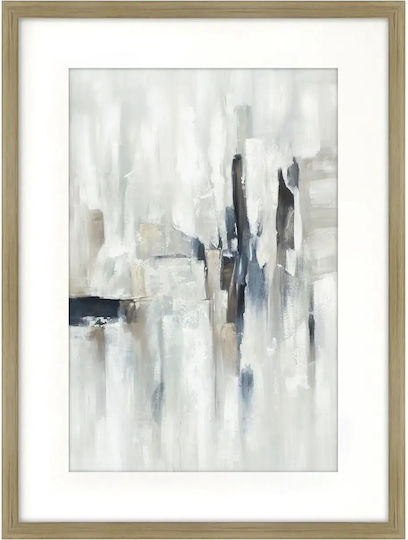 Obraz Ivory 105‑9903 Πίνακας Τοίχου 60x80 Ivory Art Άσπρο Γκρί Καφέ Μπεζ