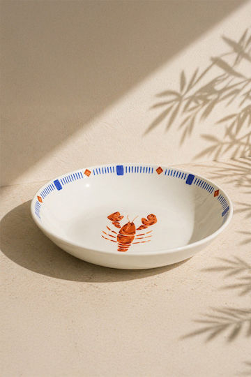 Kaemingk Πιάτο Βαθύ από Πορσελάνη με Διάμετρο 20.4cm