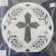 Cross S6 Plexiglass Perforated 20cm Diameter Design Imprint Koliva Fanouropita Or Cake Household Use Monasteries Churches Confectionery Subject To Copyright Number 873
