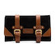 Trip Machine Εργαλειοθήκη Μοτοσυκλέτας Black / Vintage Tan σε Μαύρο Χρώμα