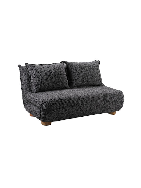 Liberta Futon Doppelsitzer Sofa Bett Grau Schwa...