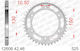 AFAM Pinion Spate Pentru Yamaha FZ / TDM 900