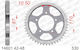 Afam Steel Rear Sprocket 530 Chain Code 14601-43