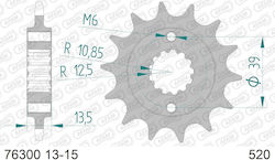 Afam Vorderes Ritzel 520 Kette Code 76300-14