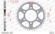 Pinion Spate Din Oțel Afam Lanț 520 Cod 16504-40