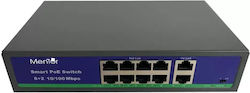 Switch 8+2 Poe Wireless Rj45 120w 10/100mbps 220v Mentor Sy084 Sisteme Interfon Switch 8+2 Poe Wireless Rj45 120w 10/100mbps 220v Mentor Sy084 Sisteme Interfon