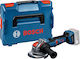 Bosch GWS18V-11PS Τροχός 125mm Μπαταρίας Brushless με Ρύθμιση Στροφών 18V Solo