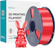 Sunlu Silk PLA+ 3D Printer Filament Red
