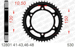 Afam Steel Rear Sprocket 530 Chain Code 12801-48