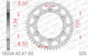 Afam Steel Rear Sprocket 520 Chain Code 16204-49