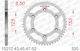 Afam Steel Rear Sprocket 520 Chain Code 10212-48