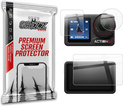 Grizzglass Ceramicfilm Screen Protector Dji Osmo Action 5 Pro Sports Camera Transparent