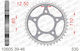 Afam Steel Rear Sprocket 530 Chain Code 10605-40