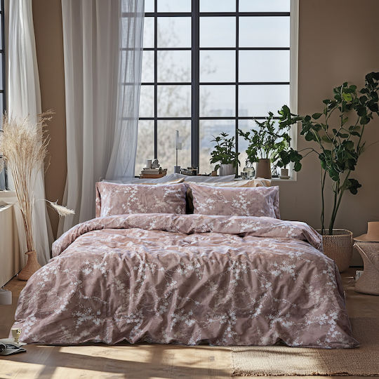 Lino Home Celestia Bettlaken Super-Doppel 240x265cm Rosa 4 Stück