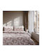 Lino Home Elysian Σετ Σεντόνια Υπέρδιπλα με Λάστιχο 170x200+32εκ. Μπεζ (4τμχ)