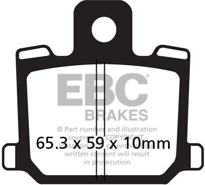 Ebc Brake Pads Fa064 Set 1 Disc