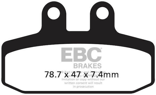 Ebc Brake Pads Fa256tt Set 1 Disc