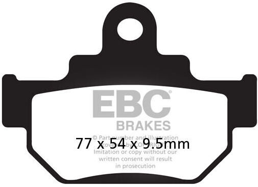 Ebc Brake Pads Fa176 Set 1 Disc
