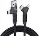 XO Cablu USB la Type-C / Lightning 16.005.0414