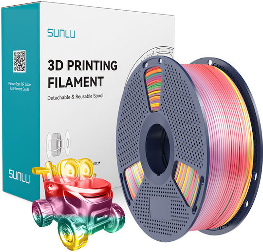Sunlu Filament PLA+ Pentru Imprimante 3D 1.75mm Multicolor