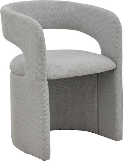 Cocon Ess- und Küchenstühle mit Stoffbezug Grau Beige 58x58x80cm
