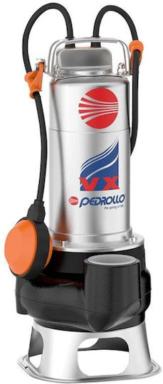 Pedrollo VXm 10/50 Αντλία Ακαθάρτων / Λυμάτων / Κινητήρας 1hp με Φλοτέρ