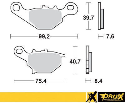 Prox Front Brake Pads Rm80/85 '96-04 Equivalent To Ebc Fa230r