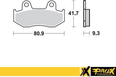 Prox Rear Brake Pads Yfz450 '06-13 + Yfz450r '09-20 Equivalent To Ebc Fa323r