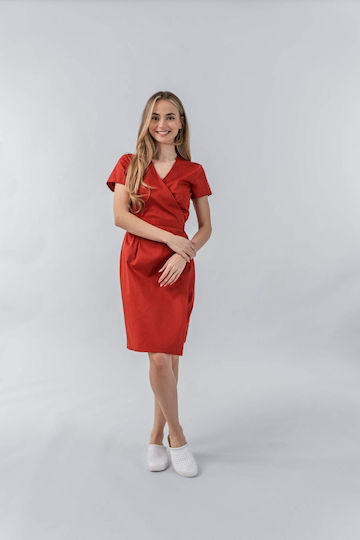 Masstex Halat Medical Unisex Violet Din Bumbac Și Poliester Andra-42611