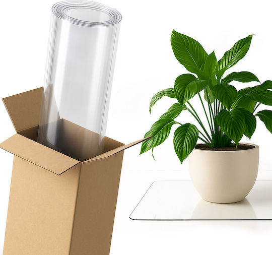 Tulup Weiches Glas Tisch Transparent Pvc Schutzauflage 120x50 cm
