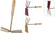 Small Hoe Cultivator 27x18x6cm