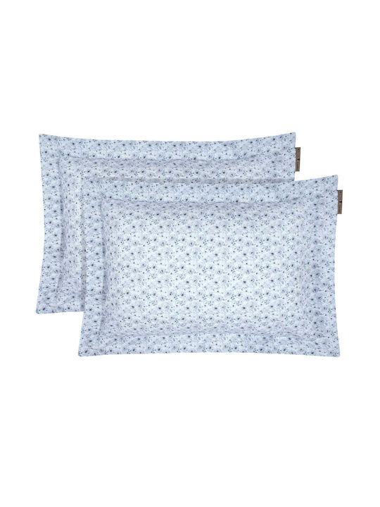 Greenwich Polo Club 2376 Σετ Μαξιλαροθήκες Oxford Grey 50x70εκ.