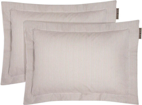 Greenwich Polo Club 2389 Kissenbezüge Oxford Taupe 50x70cm 233507002389
