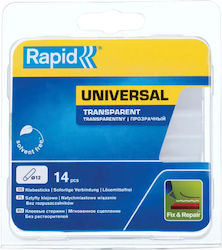 Glue Sticks Ø12mm 9.4cm 14pcs Transparent