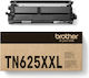 Brother TN-625XXL Γνήσιο Toner Laser Εκτυπωτή Μαύρο Extra High Yield 7500 Σελίδων