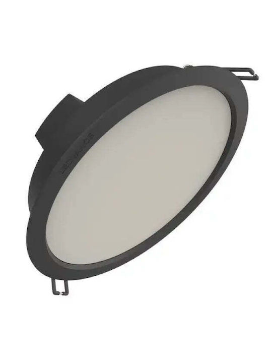Ledvance Στρογγυλό LED Panel 18W με Φυσικό Λευκό Φως 4000K