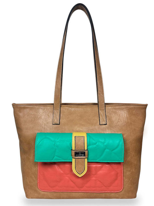 Dusta Mehrfarbige Damenhandtasche Schulter