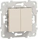 Schneider Electric Unica Ivory Series Elektrischer Wandtaster Nu521144