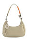 Damentasche Schulter Crossbody aus Kunstleder Beiges