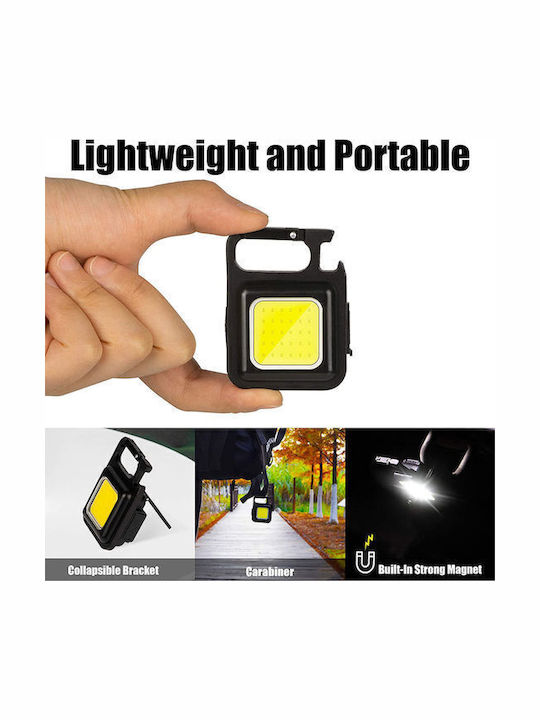 SPV T Wiederaufladbarer Schlüsselanhänger mit LED Taschenlampe