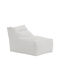 Bean Bag Chair Sunbed Waterproof Dallas White 90x118x83cm