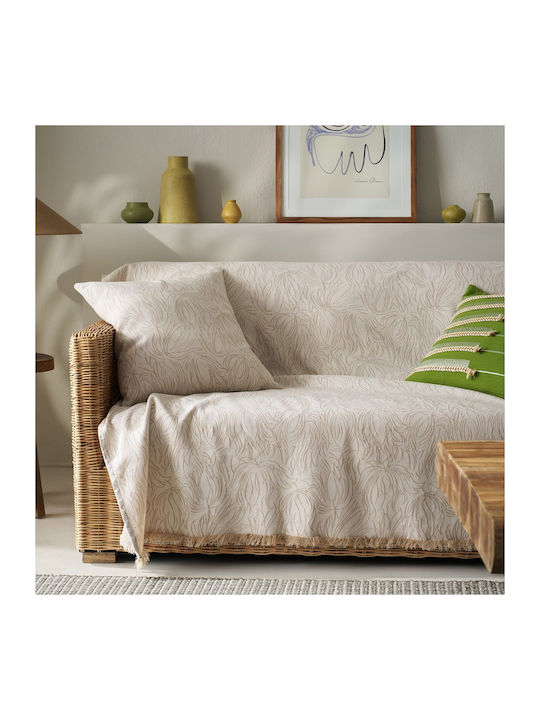 Gofis Home Delia Viersitzer-Sofa Überwurf Zwei ...